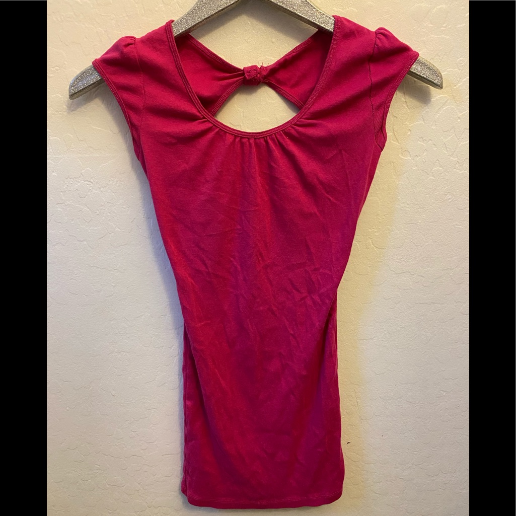Express Pink Basic Tee $5